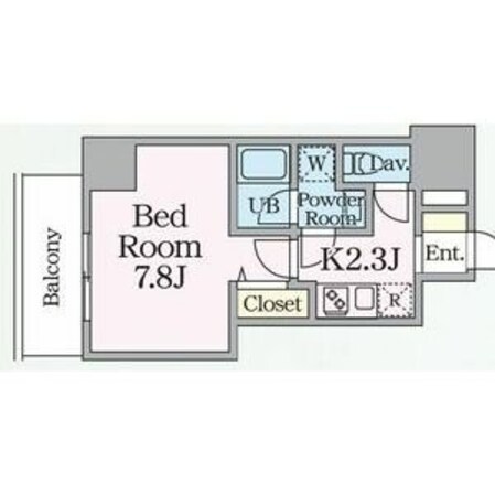 E-city大須の物件間取画像